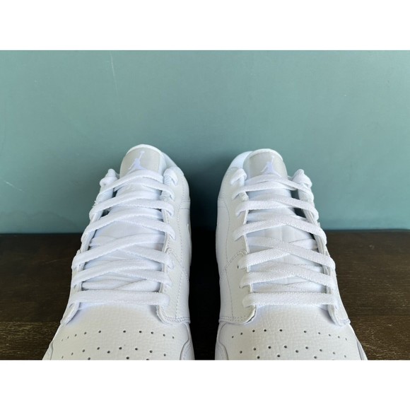 Jordan 1 Low TD Vapor Edge Football Cleats White/Grey Men's Size 13 FJ6245-101 - Picture 8 of 11